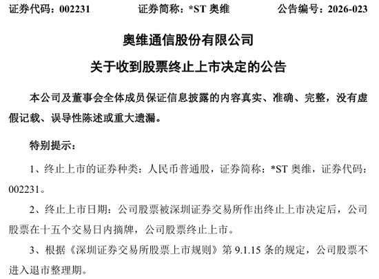  奥维通信股票终止上市决定已下达；证监会同时启动立案调查。 股票财经 奥维通信股票终止上市决定已下达；证监会同时启动立案调查。 股票财经 奥维通信股票终止上市决定已下达；证监会同时启动立案调查。 股票财经 奥维通信股票终止上市决定已下达；证监会同时启动立案调查。 股票财经 奥维通信股票终止上市决定已下达；证监会同时启动立案调查。 股票财经